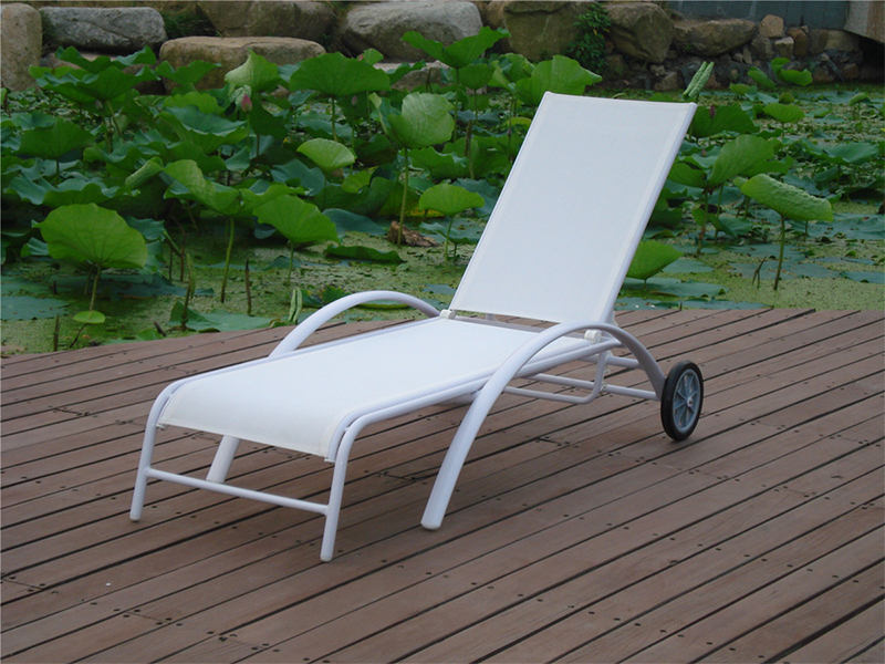 Utomhussalong med hjul, mesh tyglounger YQ-TB-436