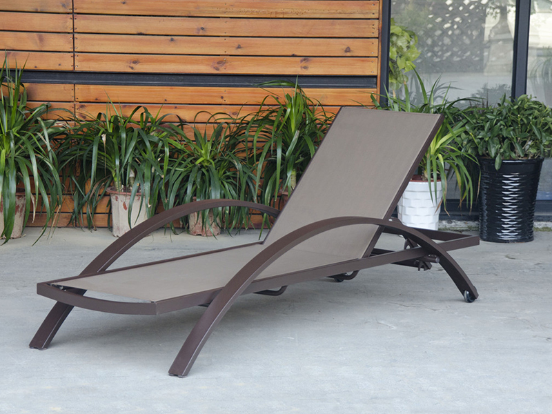 Aluminium Frame Lounge, Hotel Swimming Pool Lounge, Outdoor Day Bed YQ-TB-442B