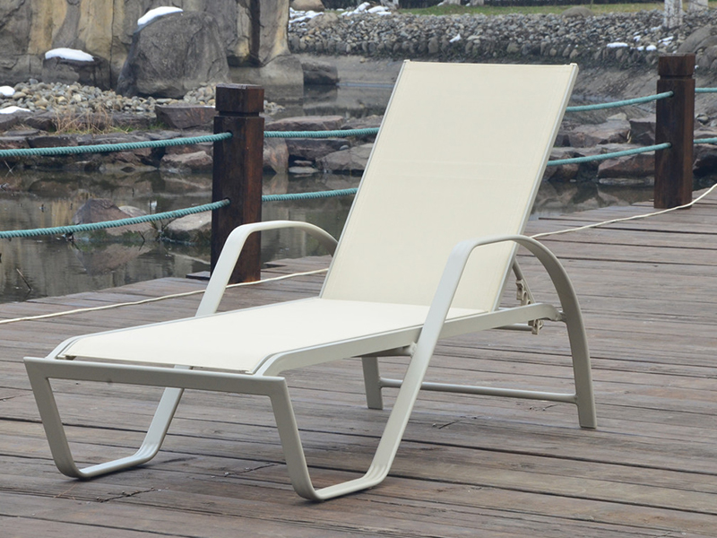 Utomhus uteplats justerbar Sun Lounge-stol YQ-TB-501