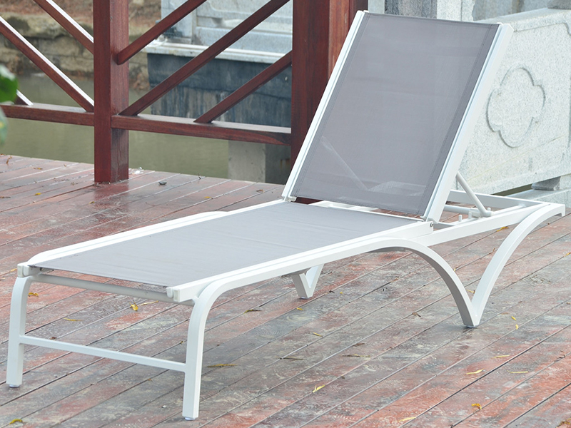 Outdoor Daybed Recliner Chair Mesh Patiomöbler, solstol, hotellbovpoolsalong YQ-TB-508