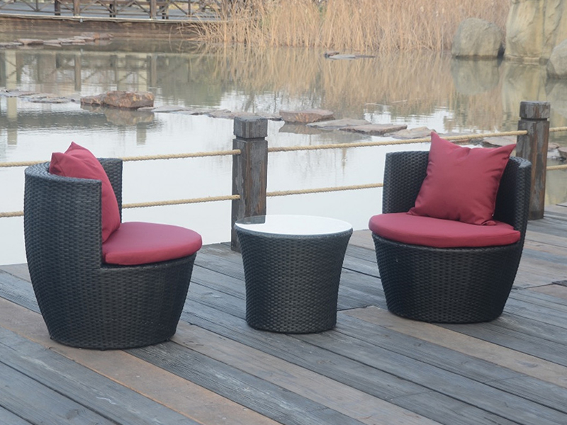 Rotting soffa set yqr-173a