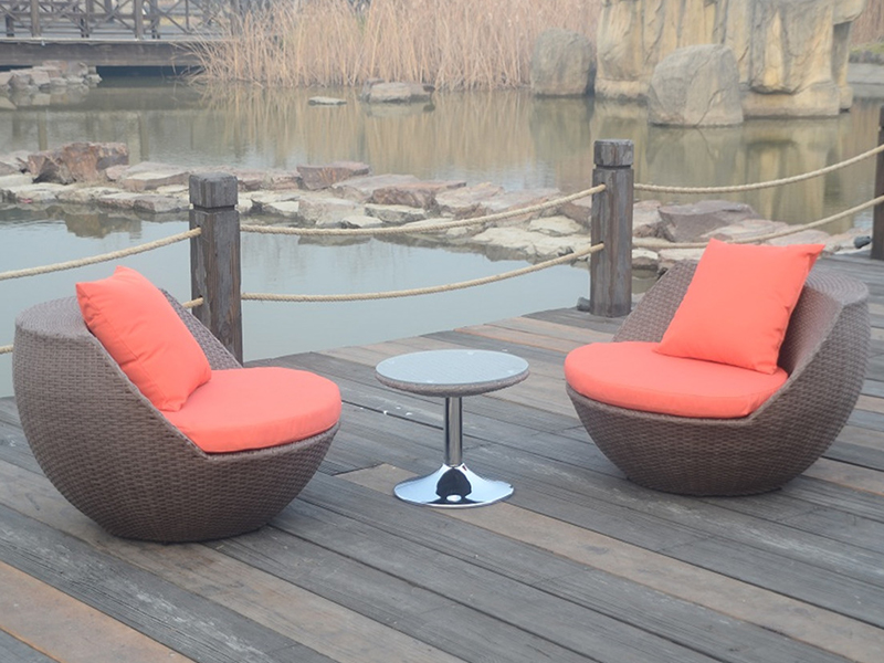 Rotting soffa set yqr-176a